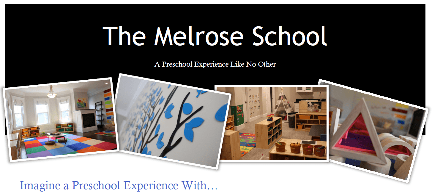 The Melrose School is a boutique half day preschool in Auburndale MA serving children ages 2 - 5 years old. 
